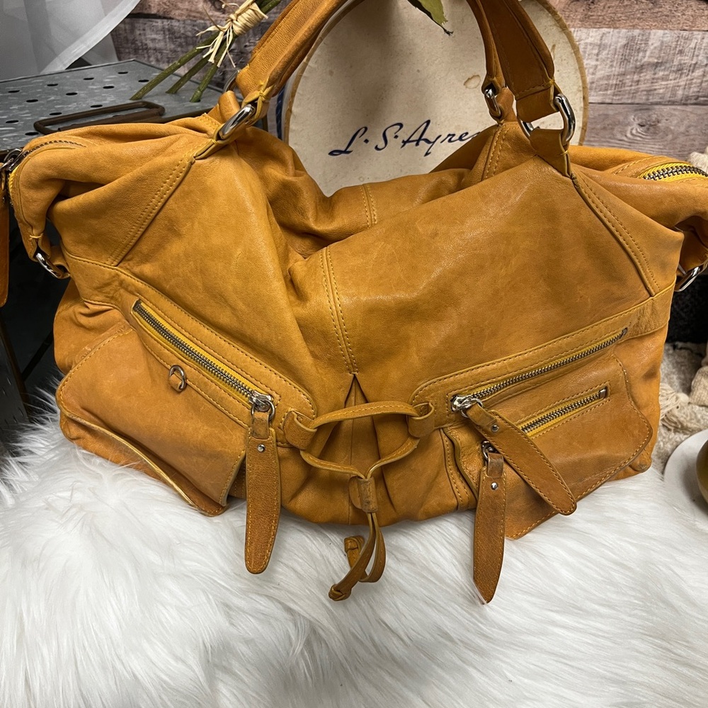 Andrew Marc Golden Leather
Carry On Tote - Picture 2 of 5